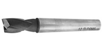 Фреза шпоночная с коническим хвостовиком, сталь Р6М5 (ВИЗ), ГОСТ 9140-78
